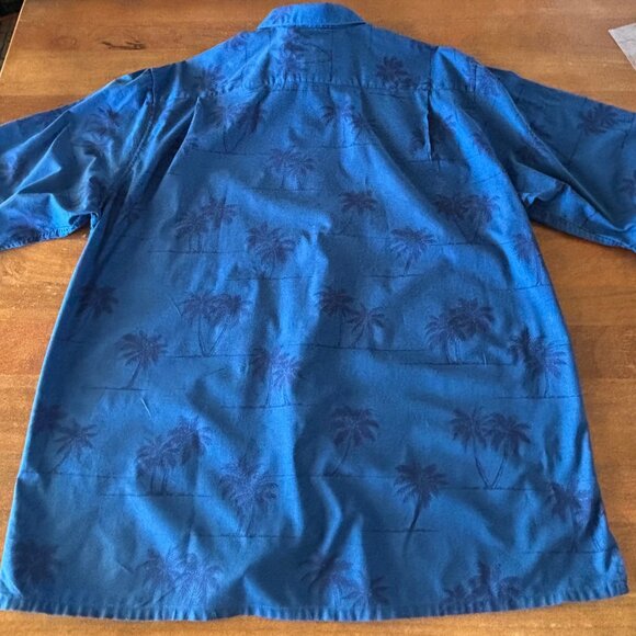 Reyn Spooner Shirt Adult Large Blue Hawaiian Tropic Button Up Mens Large Prokids - Picture 5 of 9